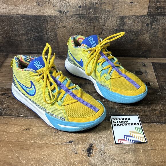 Nike Kyrie Flytrap Vw 2 Basketball Shoes Yellow Spongebob Sz 4y DQ8094-700 - Picture 1 of 11